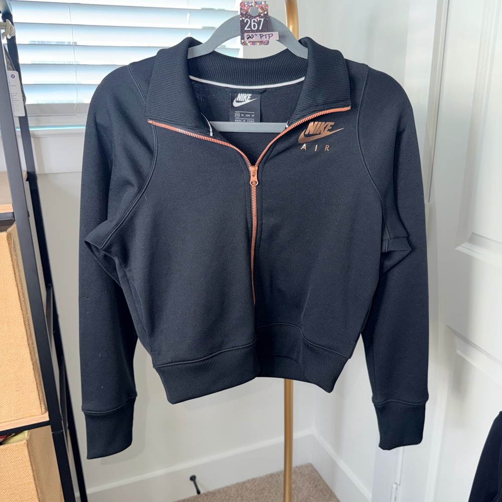 267. Nike Air N98 jacket in Black & Rose Gold